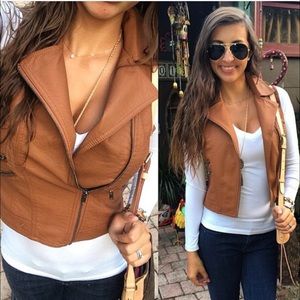 Tan vest